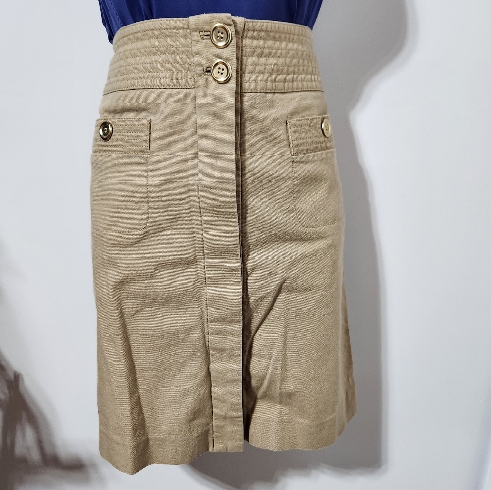 Talbots button front skirt - Picture 2 of 8